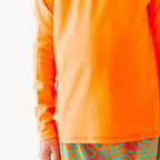 Neon Orange Rash Guard