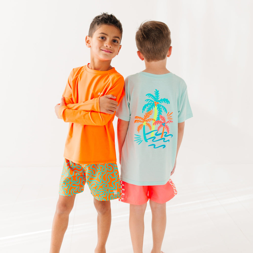 Neon Orange Rash Guard