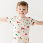 Music City Tennessee Small Ribbed Shorts Two-Piece Set