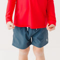 Dark Steel Blue Quick-Dry Day Shorts