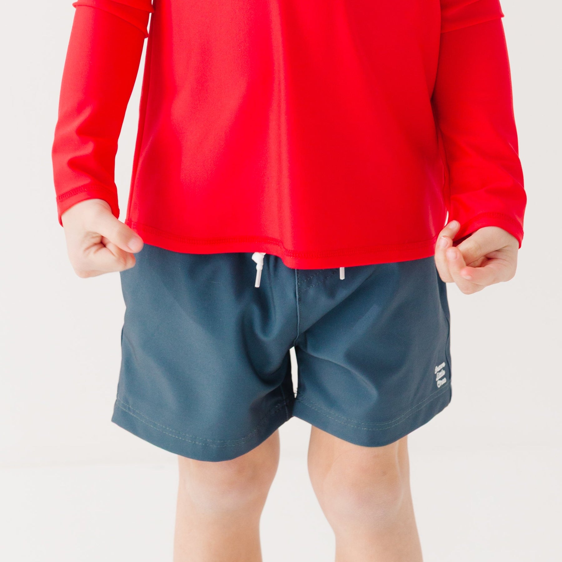 Dark Steel Blue Quick-Dry Day Shorts