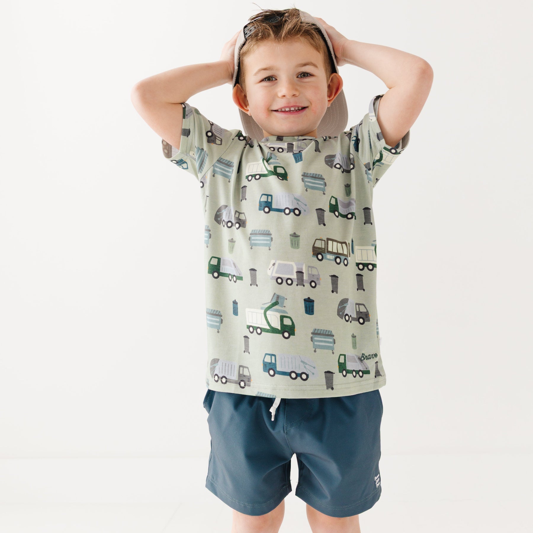 Dark Steel Blue Quick-Dry Day Shorts