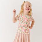 Spring Fields Lettuce-Edge Ribbed Shirt