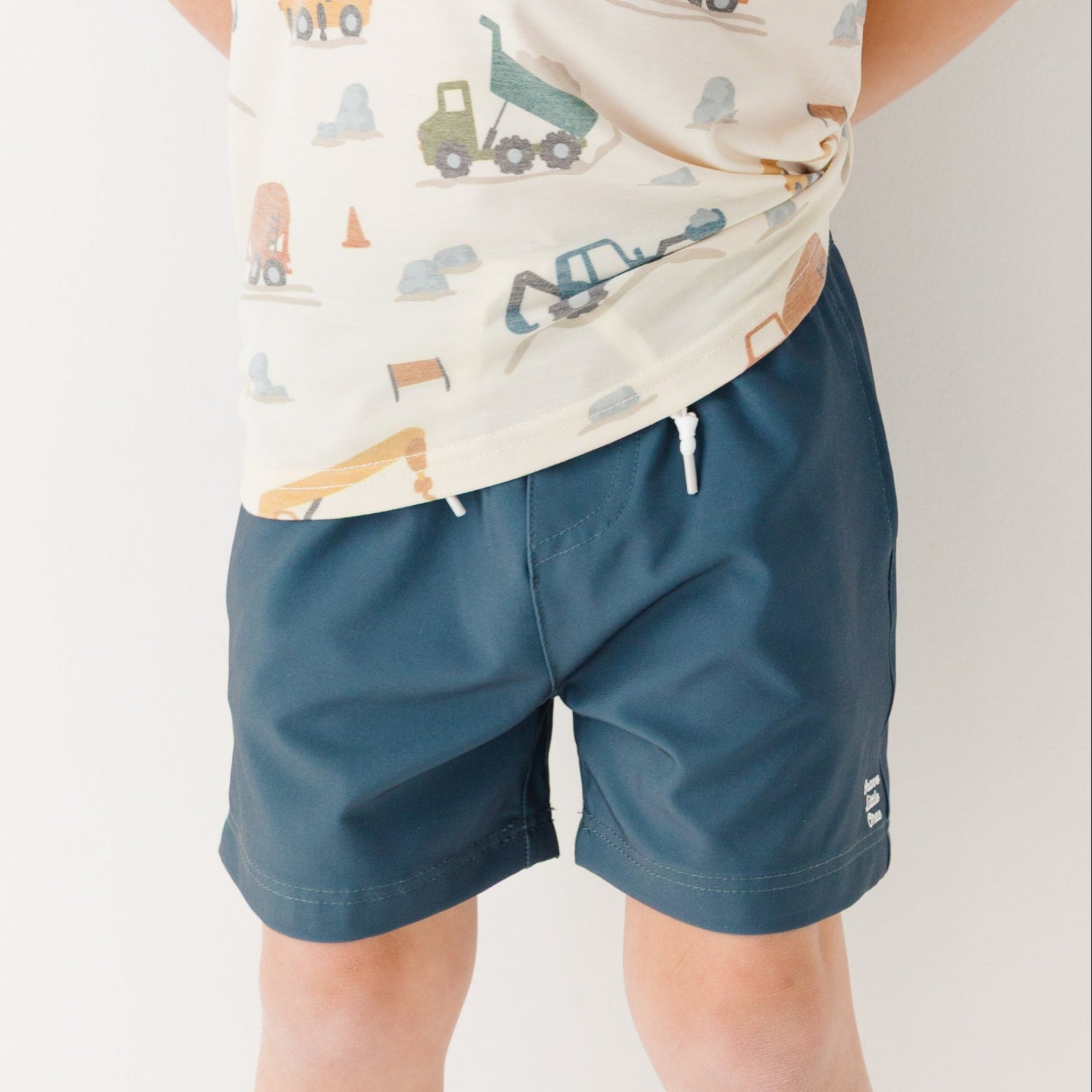 Dark Steel Blue Quick-Dry Day Shorts