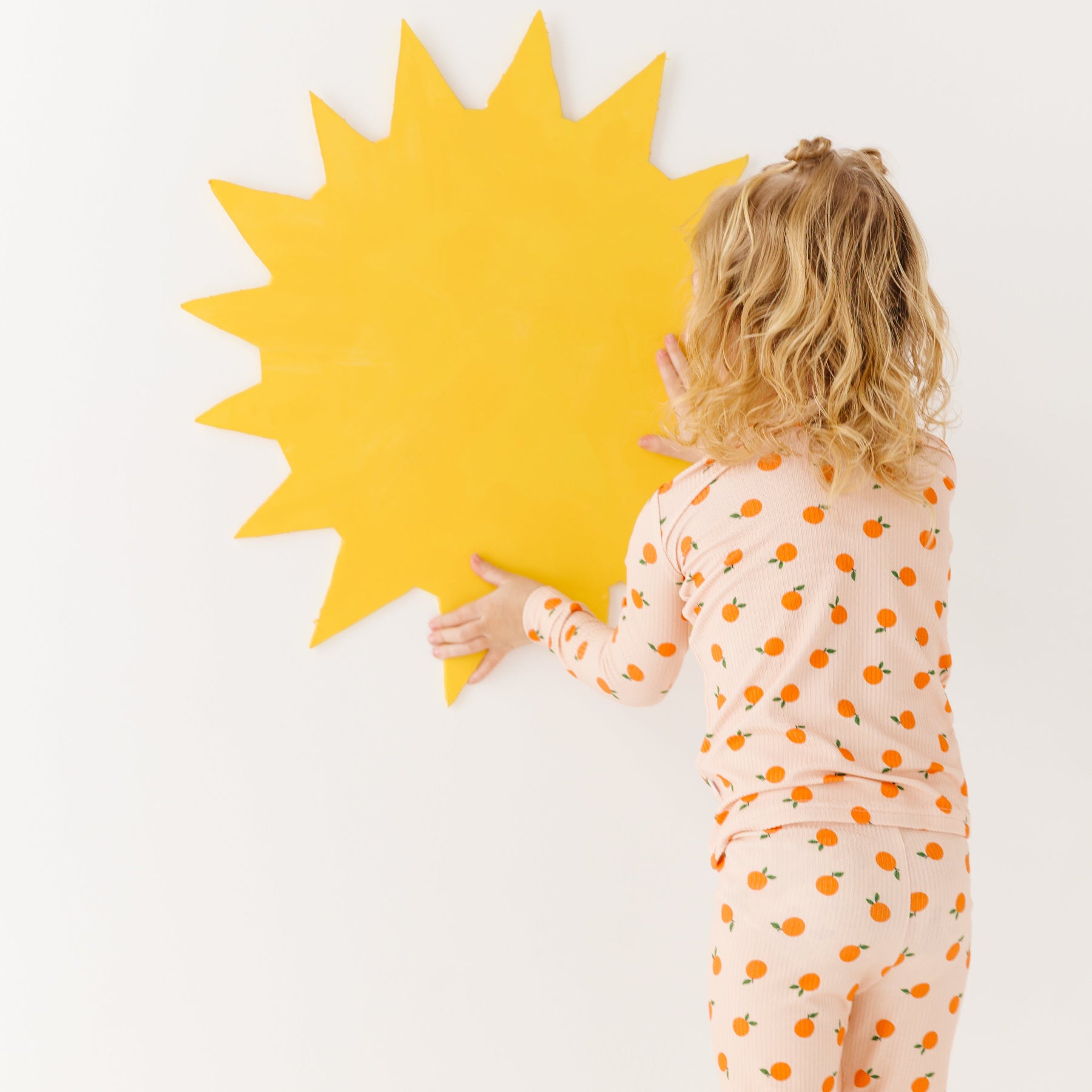 Oranges Small Ribbed Two-Piece Set