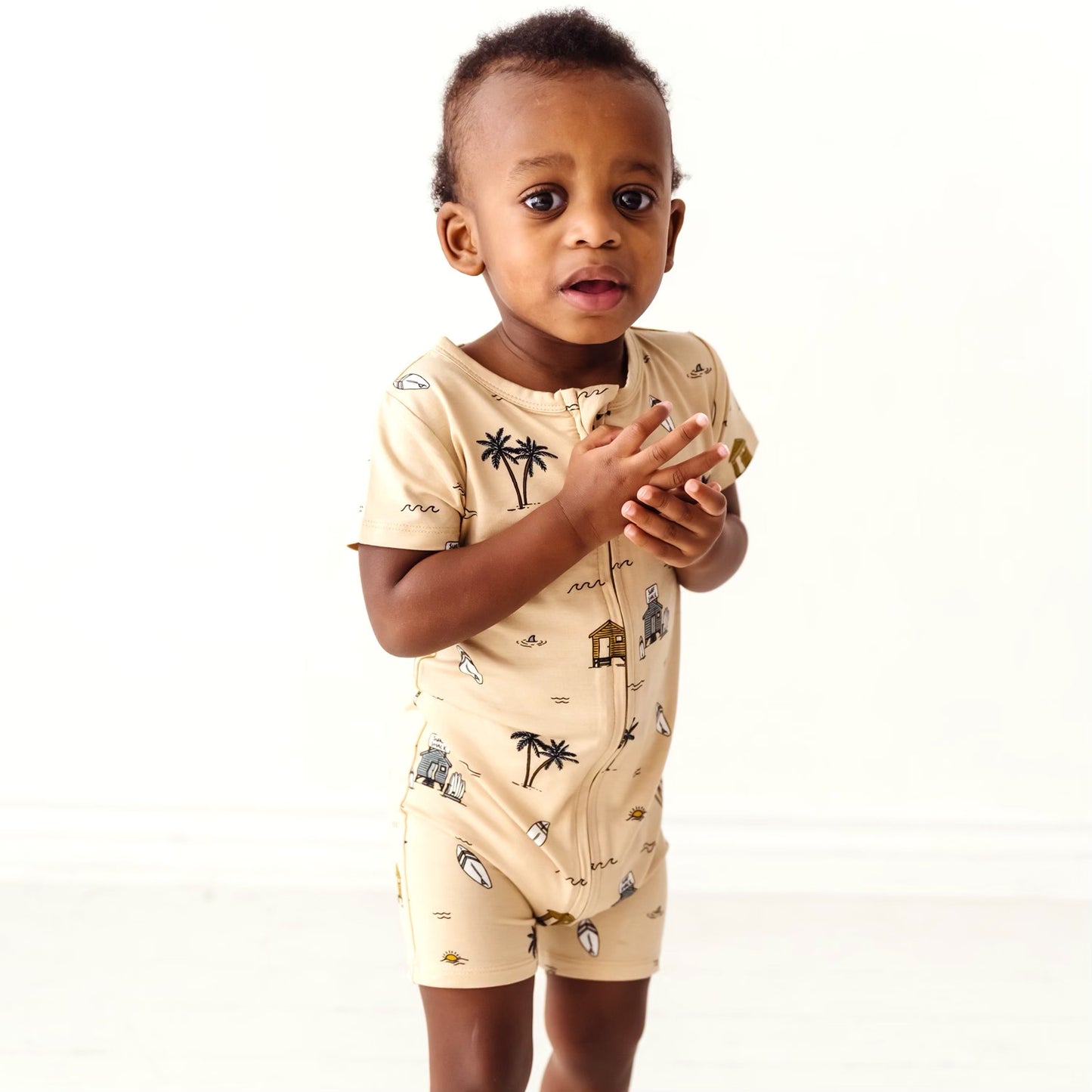 Surf Shack Summer Zip Romper