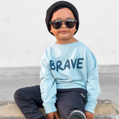 Blue Brave French Terry Pullover