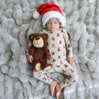 Teddy Bear Small Ribbed Two-Piece Set