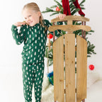 Christmas Trees Small Ribbed Two-Piece Set