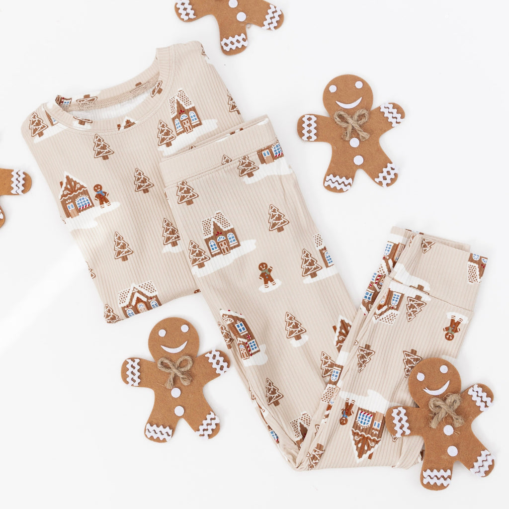 Gingerbread Small Ribbed Two-Piece Set