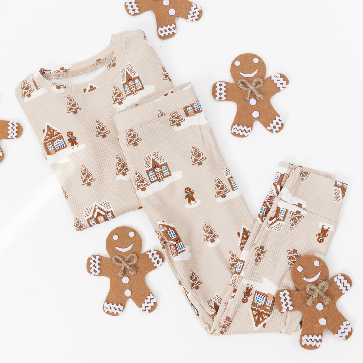 Gingerbread Small Ribbed Two-Piece Set