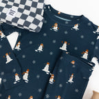 Snowmen Small Ribbed Two-Piece Set