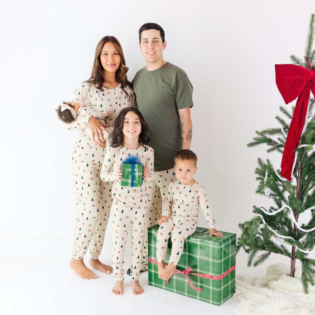 Reindeer Forest Small Ribbed Women's Matching Set