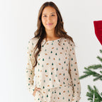 Reindeer Forest Small Ribbed Women's Matching Set