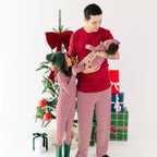 Red Men's Short Sleeve Shirt