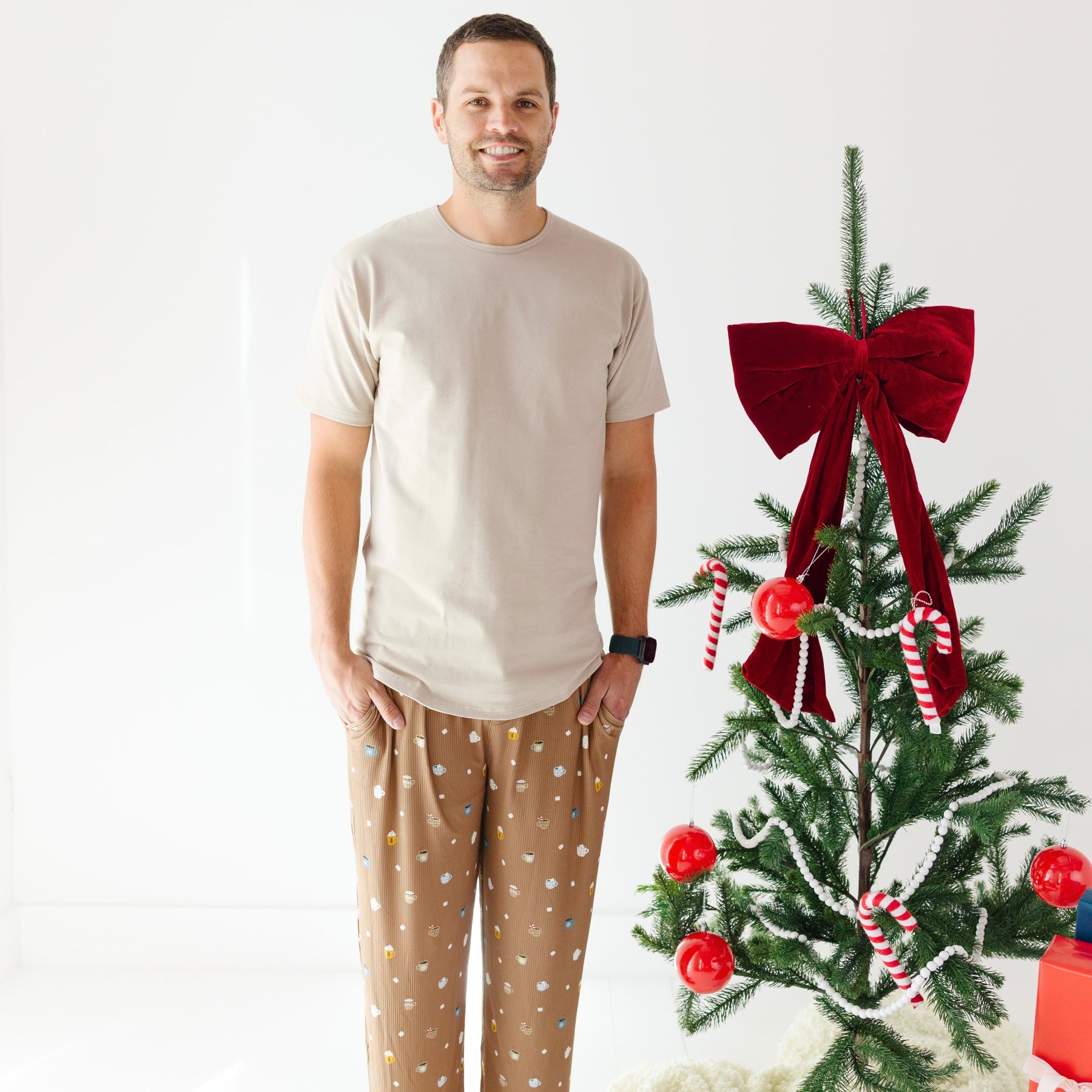 Hot Cocoa Small Ribbed Men's Pants