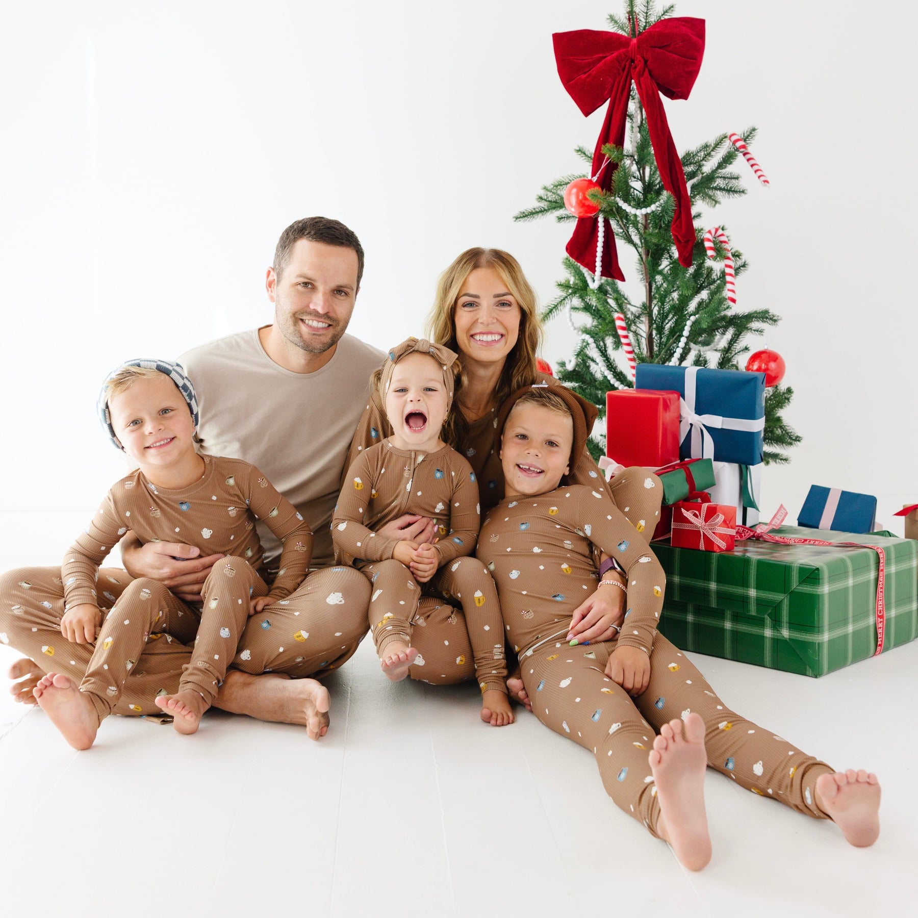 Hot Cocoa Small Ribbed Zip Romper