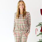 Double Plaid Women's Matching Set