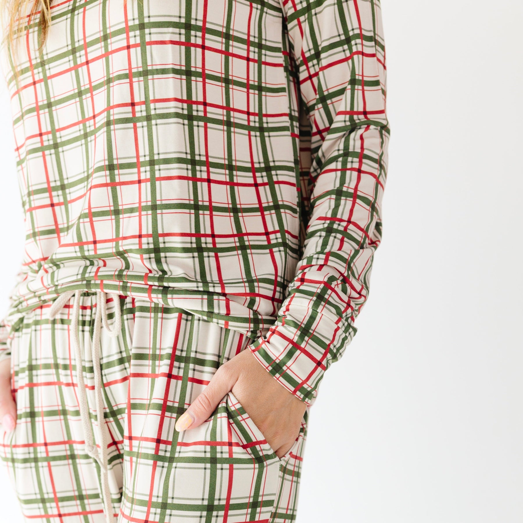 Double Plaid Women's Pants