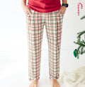 Double Plaid Men's Pants