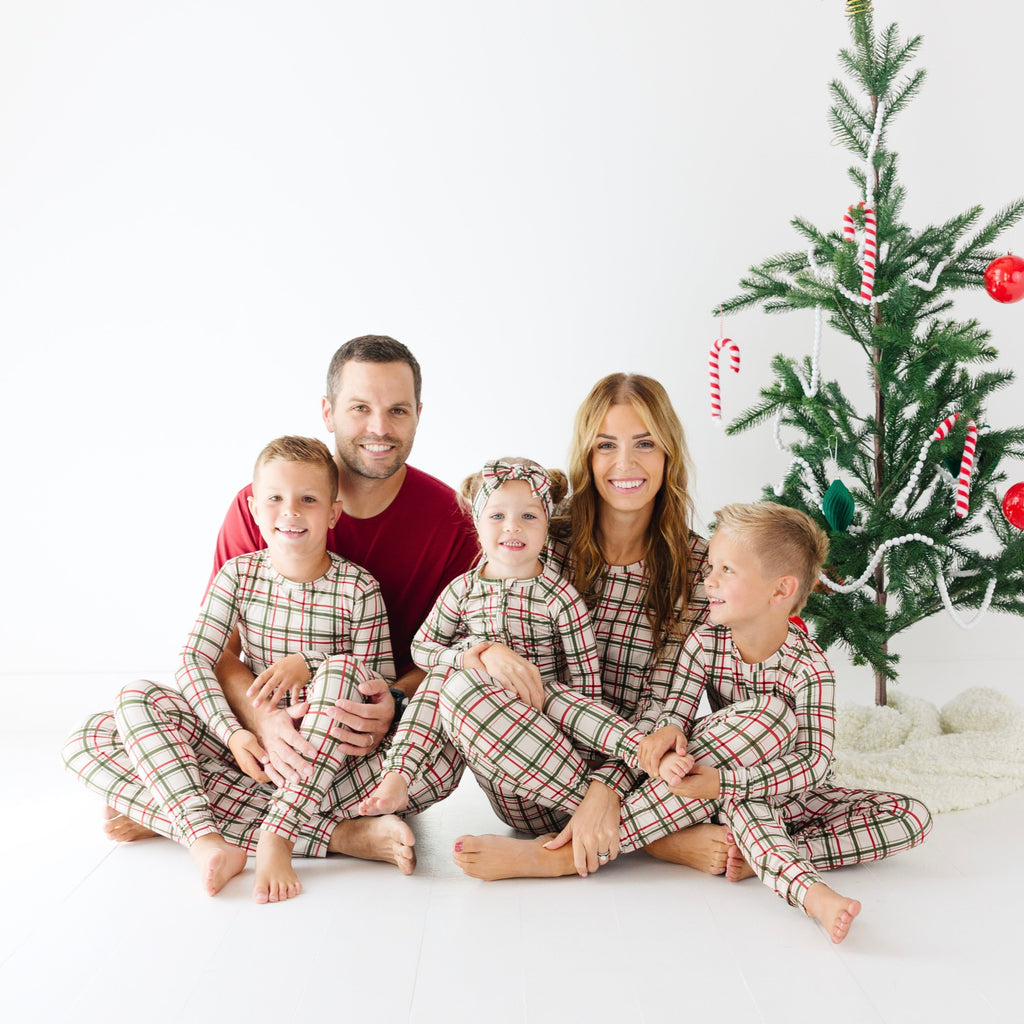 Double Plaid Women's Matching Set