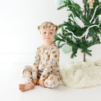 Cookies and Milk Bow