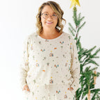 Nativity Small Ribbed Women's Long Sleeve Top