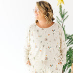 Nativity Small Ribbed Women's Long Sleeve Top