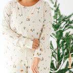 Nativity Small Ribbed Women's Long Sleeve Top