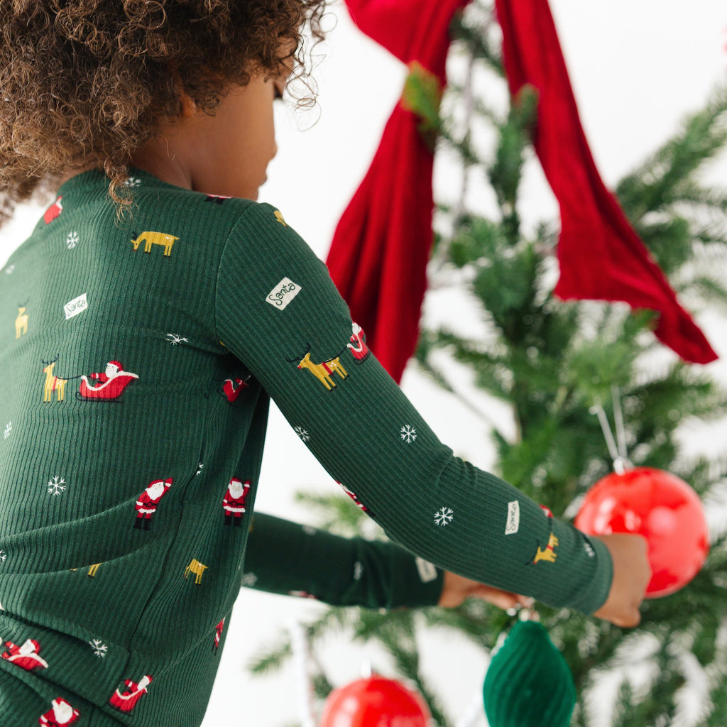 Santa Small Ribbed Two-Piece Set