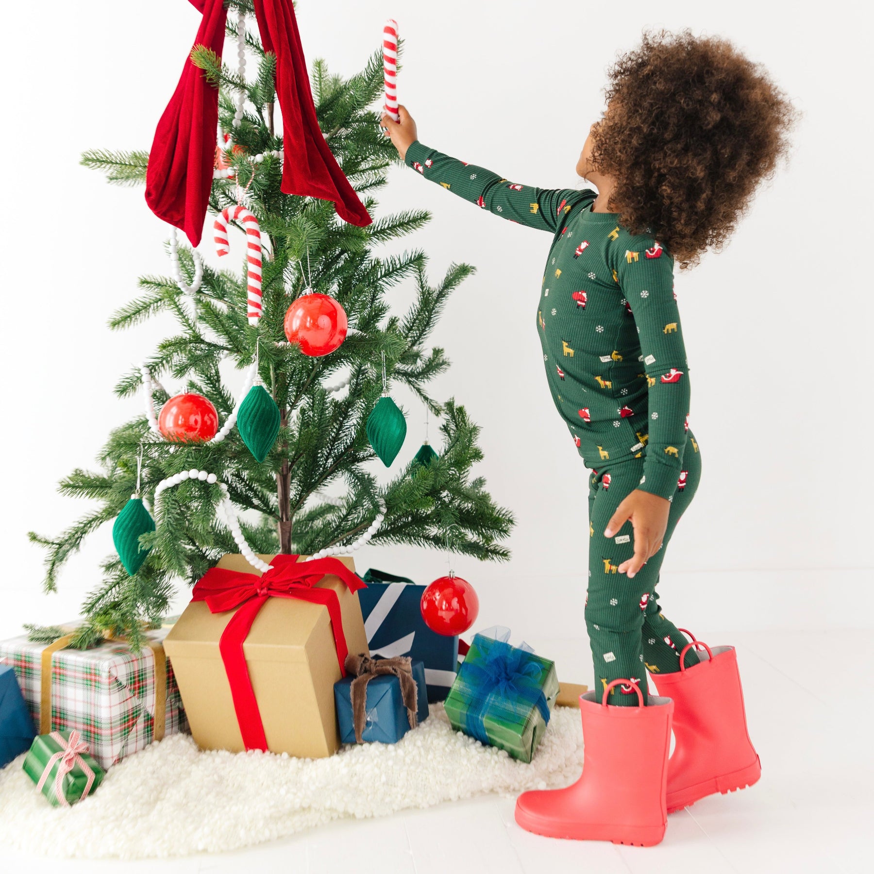 Santa Small Ribbed Two-Piece Set