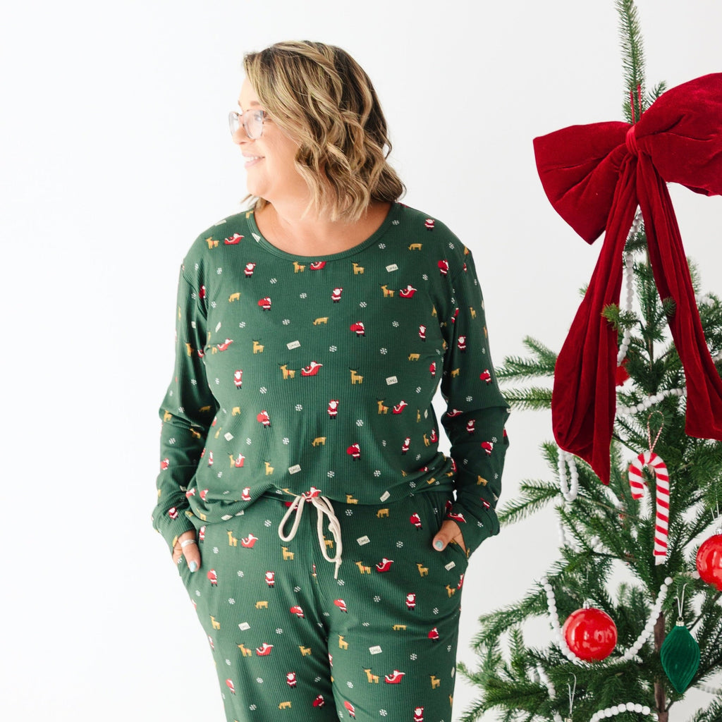 Santa Small Ribbed Women's Pants