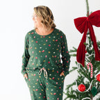 Santa Small Ribbed Women's Pants