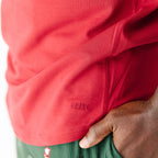 Red Men's Short Sleeve Shirt