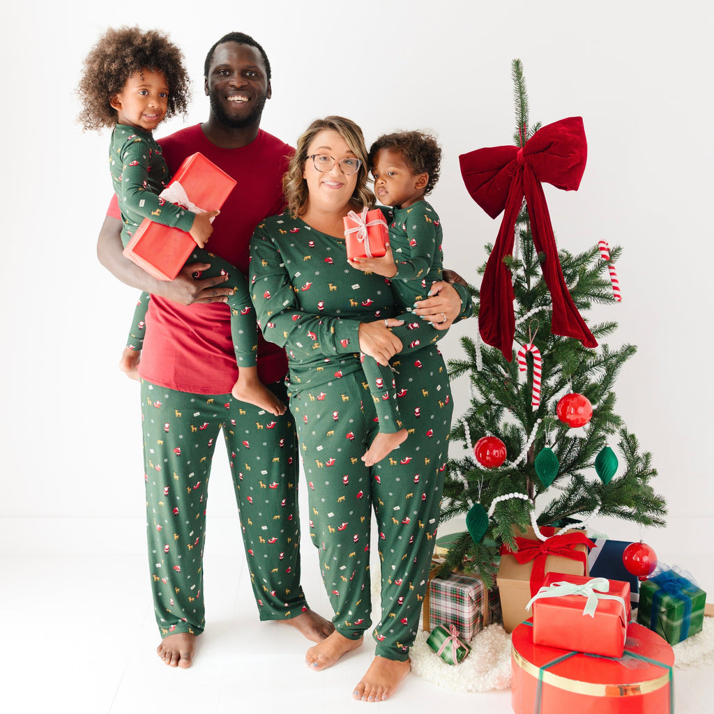 Santa Small Ribbed Two-Piece Set