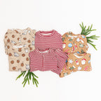 Cookies and Milk Zip Romper