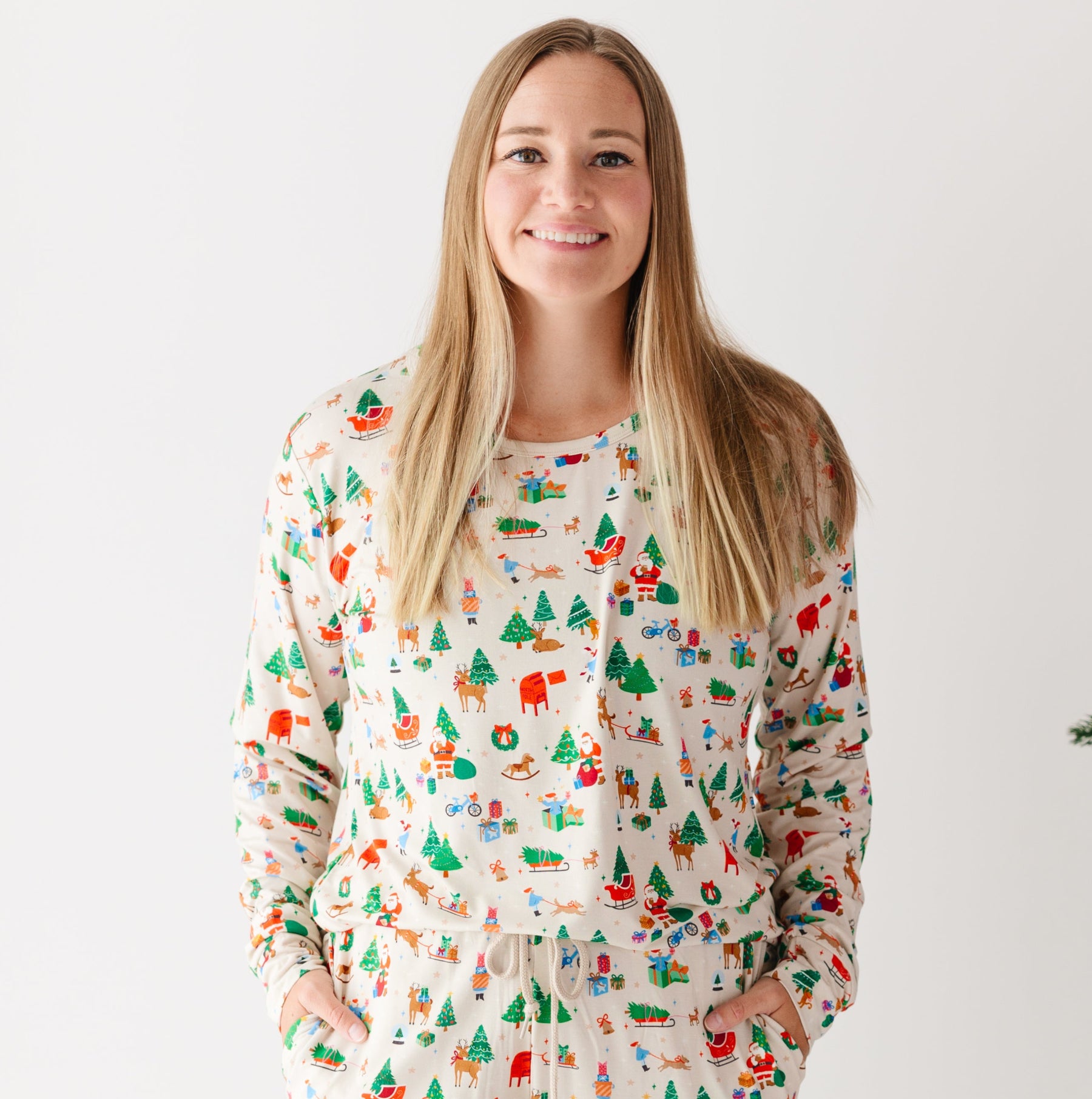 Santa's Workshop Women's Long Sleeve Top