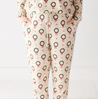 Christmas Wreaths Small Ribbed Women's Matching Set