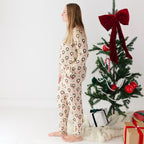 Christmas Wreaths Small Ribbed Women's Matching Set