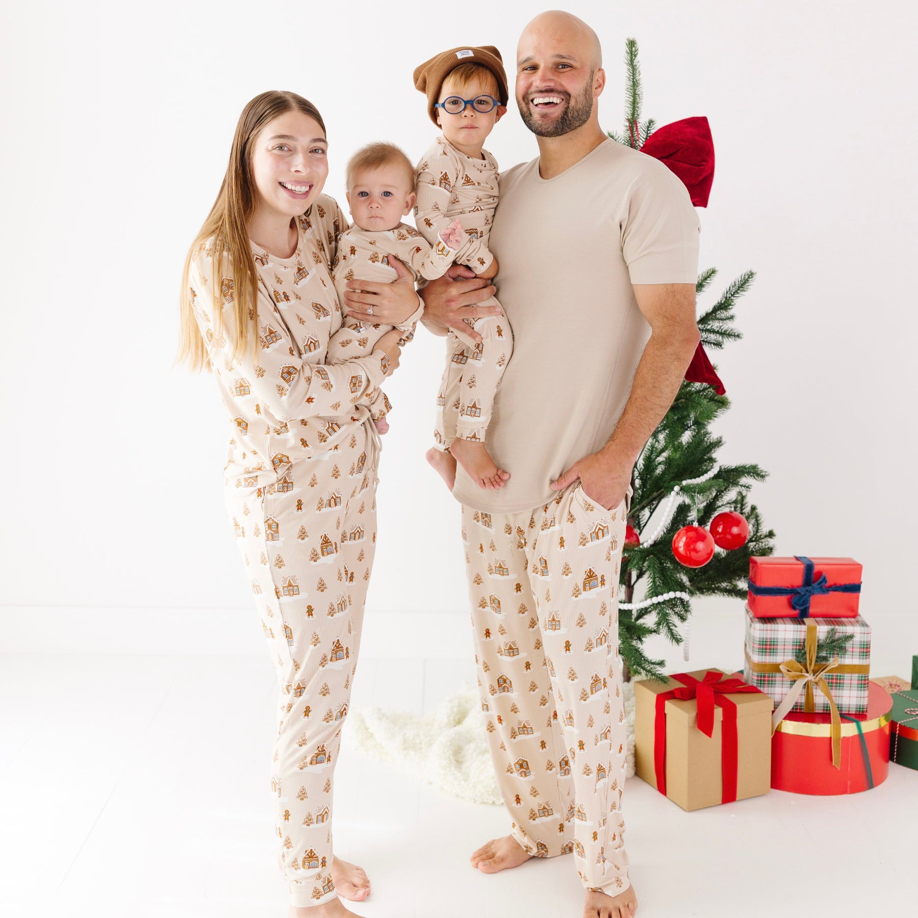 Gingerbread Small Ribbed Women's Pants