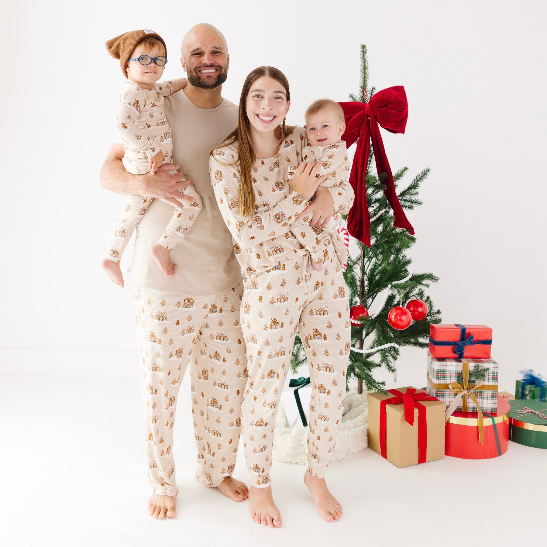 Gingerbread Small Ribbed Women's Pants