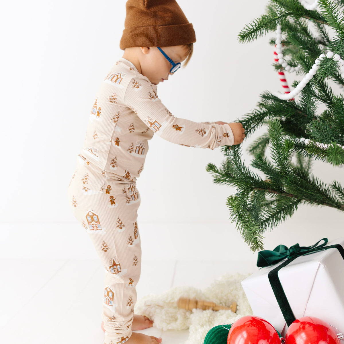 Gingerbread Small Ribbed Two-Piece Set