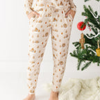 Gingerbread Small Ribbed Women's Pants