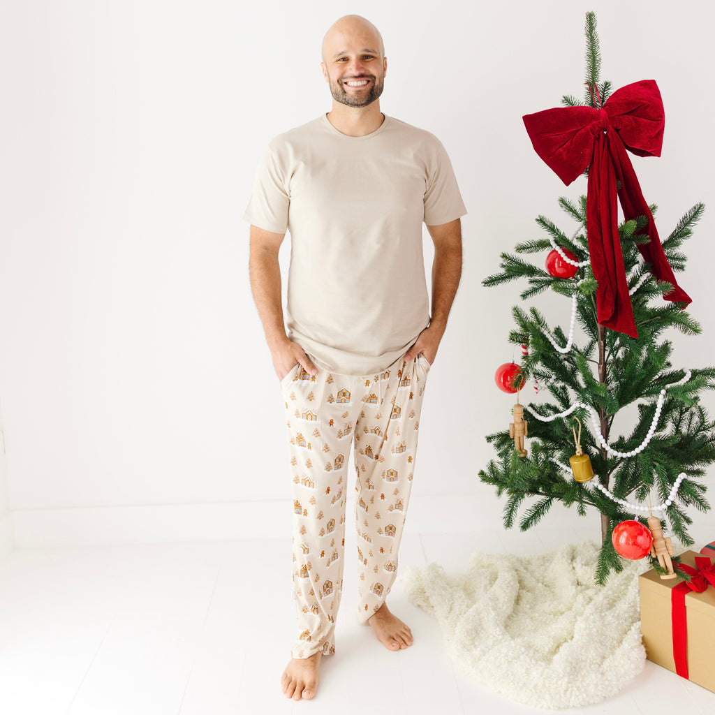 Gingerbread Small Ribbed Men's Pants