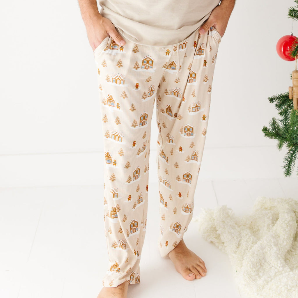 Gingerbread Small Ribbed Men's Pants