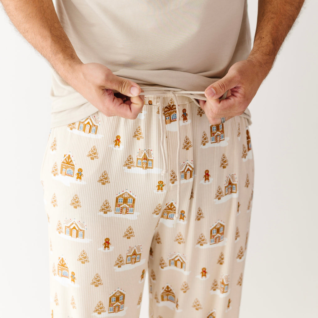 Gingerbread Small Ribbed Men's Pants