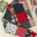 Patchwork Small Ribbed Two-Piece Set