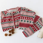 Christmas Sweater Stripe Small Ribbed Zip Romper