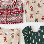 Christmas Sweater Stripe Small Ribbed Zip Romper