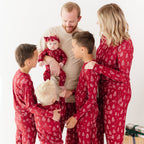 Reindeer & Santa Sleigh Small Ribbed Zip Romper
